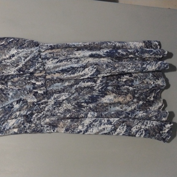 CONVERSE Fit And Flare Sundress Blue And White Mini size small - Picture 2 of 7